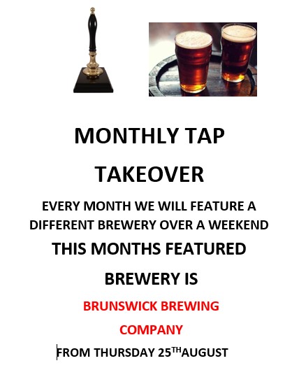 AUGUST TAP TAKE OVER IMAGE